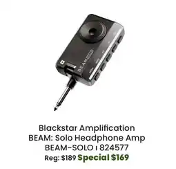 Long & McQuade Blackstar Amplification Solo Headphone Amplifier offer