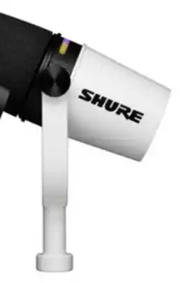 Long & McQuade Shure MV7+ USB-C/XLR Dynamic Podcast Microphone - White offer