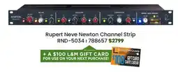 Long & McQuade Rupert Neve Designs Neve Newton Channel Strip offer