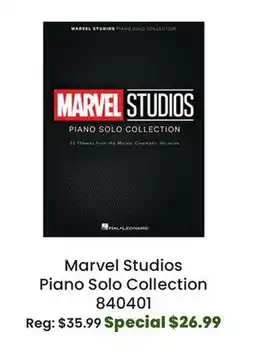 Long & McQuade Hal Leonard Marvel Piano Solo Collection - Piano - Book offer