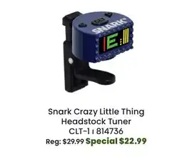 Long & McQuade Snark Crazy Little Thing Headstock Tuner offer