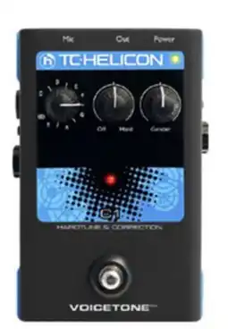 Long & McQuade TC-Helicon VoiceTone C1 Hardtune and Correction Pedal offer