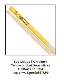 Long & McQuade Los Cabos Drumsticks offer