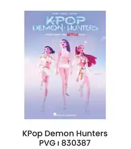 Long & McQuade Hal Leonard KPop Demon Hunters (Music from the Netflix Film) - Piano/Vocal/Guitar - Book offer