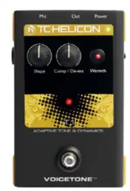 Long & McQuade TC-Helicon VoiceTone T1 Adaptive Tone And Dynamics Pedal offer