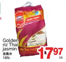 T&T Supermarket GOLDEN RIZ THAÏ JASMINE, 18LB offer