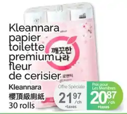 T&T Supermarket KLEANNARA PREMIUM FLEUR DE CERISIER, 30 ROLLS offer