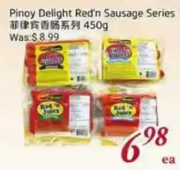 Tone Tai Supermarket Pinoy Delight Red'n Sausage Series offer