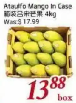 Tone Tai Supermarket Ataulfo Mango In Case offer
