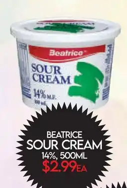 Fiesta Farms BEATRICE SOUR CREAM offer