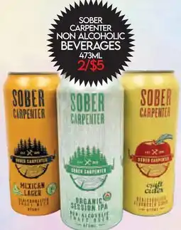 Fiesta Farms SOBER CARPENTER NON ALCOHOLIC BEVERAGES offer