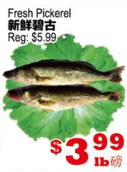 Yuan Ming Supermarket Fresh Pickerel offer