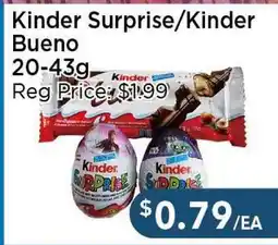 Blue Sky Supermarket Kinder Surprise/Kinder Bueno offer