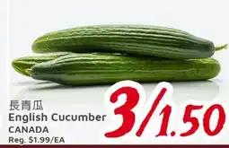 United Supermarket English Cucumber offer