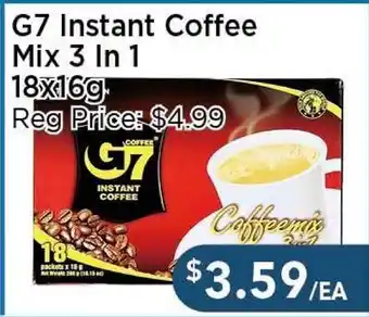 Blue Sky Supermarket G7 Instant Coffee Mix 3 In 1 offer