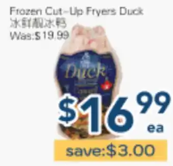 Oceans Fresh Food Market Frozen Cut-Up Fryers Duck offer