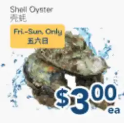 Oceans Fresh Food Market Shell Oyster offer