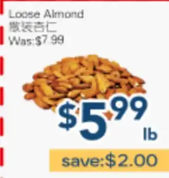 Oceans Fresh Food Market Loose Almond offer