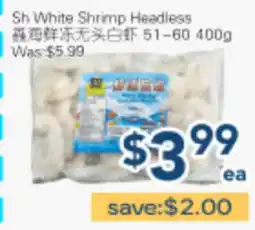 Oceans Fresh Food Market Sh White Shrimp Headless offer