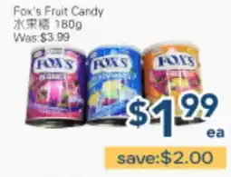Oceans Fresh Food Market Fox's Fruit Candy offer