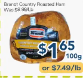 Oceans Fresh Food Market Brandt Country Roasted Ham offer