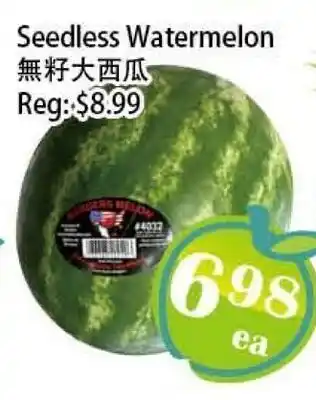 Food Depot Supermarket Seedless Watermelon offer