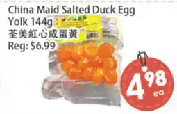 Fresh Palace Supermarket China Maid Salted Duck Egg Yolk offer