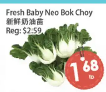 Fresh Palace Supermarket Fresh Baby Neo Bok Choy offer