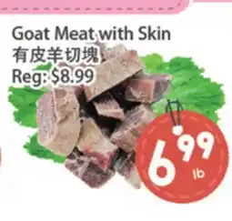 Fresh Palace Supermarket Goat Meat with Skin offer