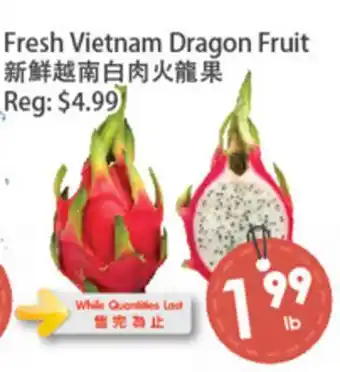 Fresh Palace Supermarket Fresh Vietnam Dragon Fruit offer