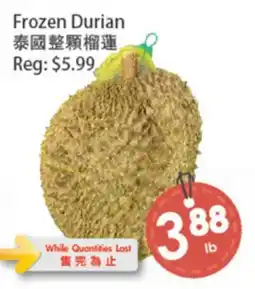 Fresh Palace Supermarket Frozen Durian offer