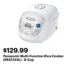 Best Buy Panasonic Multi-Function Rice Cooker (SRZC123L) - 6-Cup offer