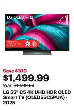 Best Buy LG 55 C5 4K UHD HDR OLED Smart TV (OLED55C5PUA) - 2025 offer