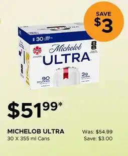 The Beer Store MICHELOB ULTRA offer