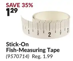 Princess Auto Stick-On Fish-Measuring Tape offer