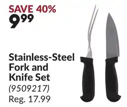 Princess Auto Stainless-Steel Fork and Knife Set offer