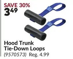 Princess Auto Hood Trunk Tie-Down Loops offer