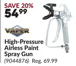 Princess Auto High-Pressure Airless Paint Spray Gun offer