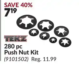 Princess Auto 280 pc Push Nut Kit offer
