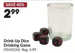 Princess Auto Drink Up Dice Drinking Game offer