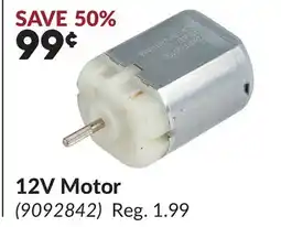 Princess Auto 12V Motor offer