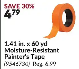 Princess Auto 1.41 in. x 60 yd Moisture-Resistant Painter's Tape offer