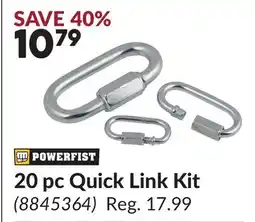 Princess Auto 20 pc Quick Link Kit offer
