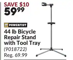 Princess Auto 44 lb Bicycle Repair Stand with Tool Tray offer