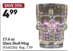 Princess Auto 17.6 oz Glass Skull Mug offer
