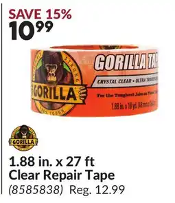 Princess Auto 1.88 in. x 27 ft Clear Repair Tape offer