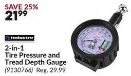 Princess Auto 2-in-1 Tire Pressure and Tread Depth Gauge offer