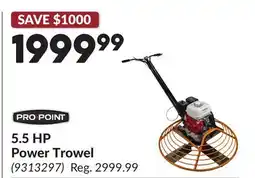 Princess Auto 5.5 HP Power Trowel offer