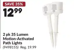 Princess Auto 2 pk 35 Lumen Motion-Activated Path Lights offer