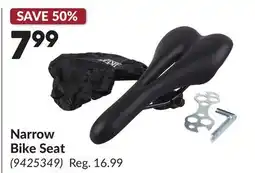 Princess Auto Narrow Bike Seat offer